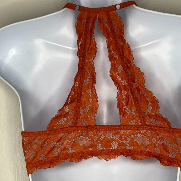 Gillian & O’Malley Padded Racerback Lace Bra 34A F - Picture 3 of 7